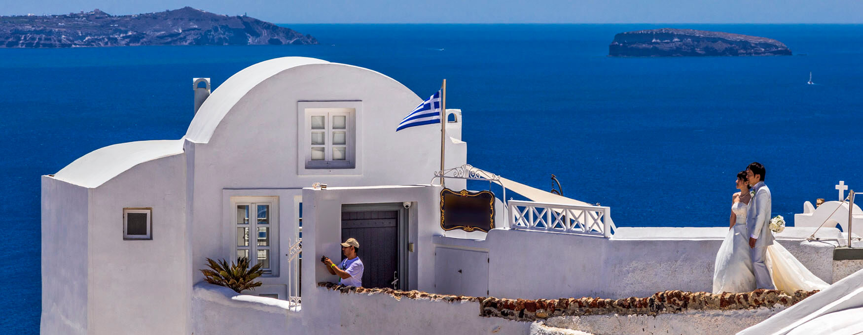 Getting Married on Santorini