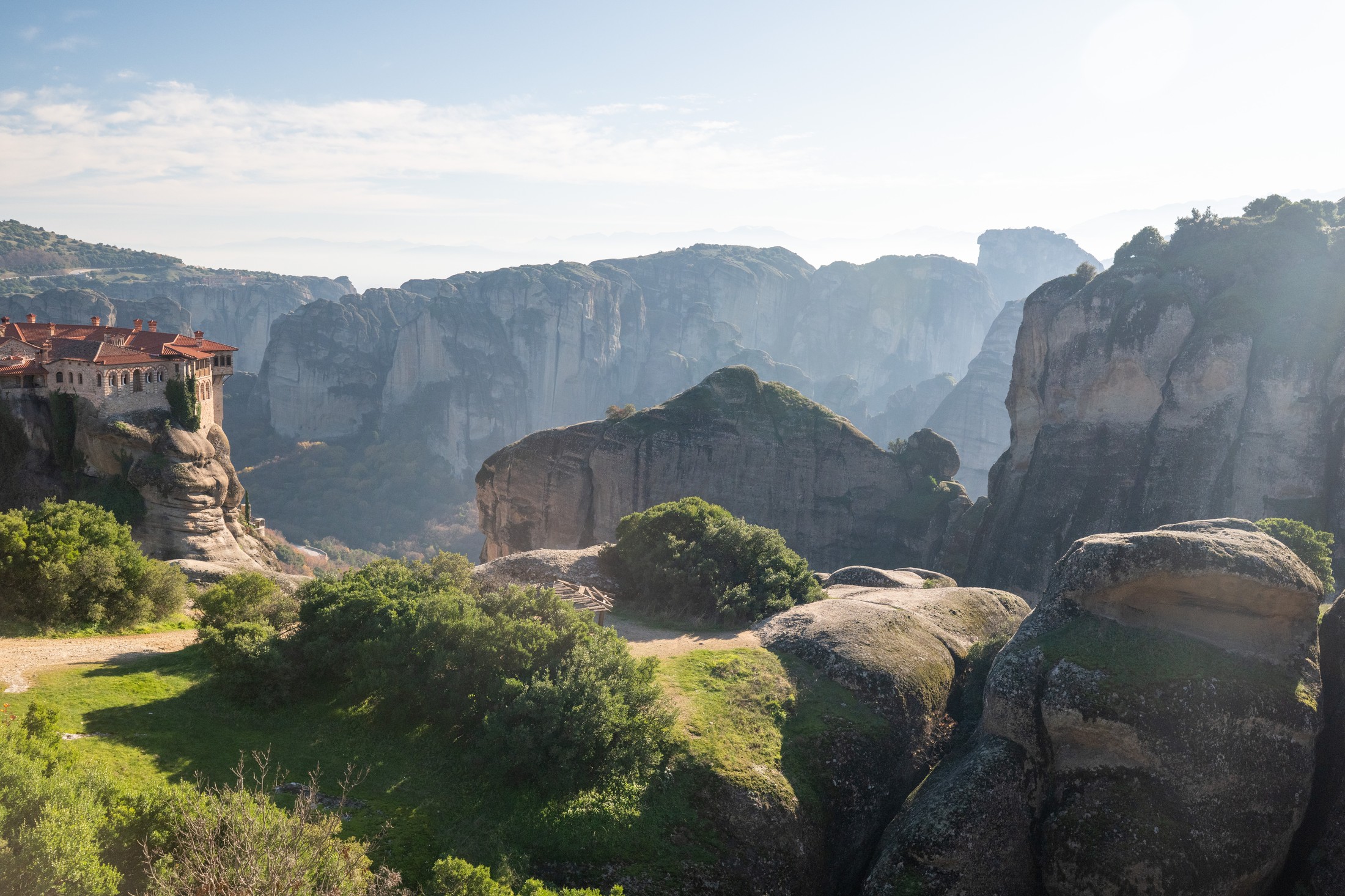 Hauptaussichtsplattform von Meteora